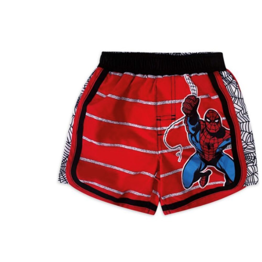 Swim trunks Spider-man infant boys size 12M wt 19.5-22lbs ht 28-29.5" polyester